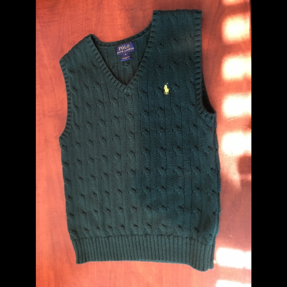 Ralph Lauren cable-knit cotton sweater vest